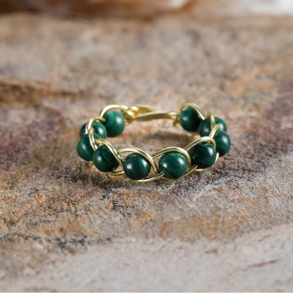 MALACHITE RING - Picture 2 of 4